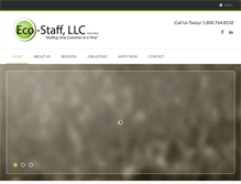 Tablet Screenshot of eco-staff.com
